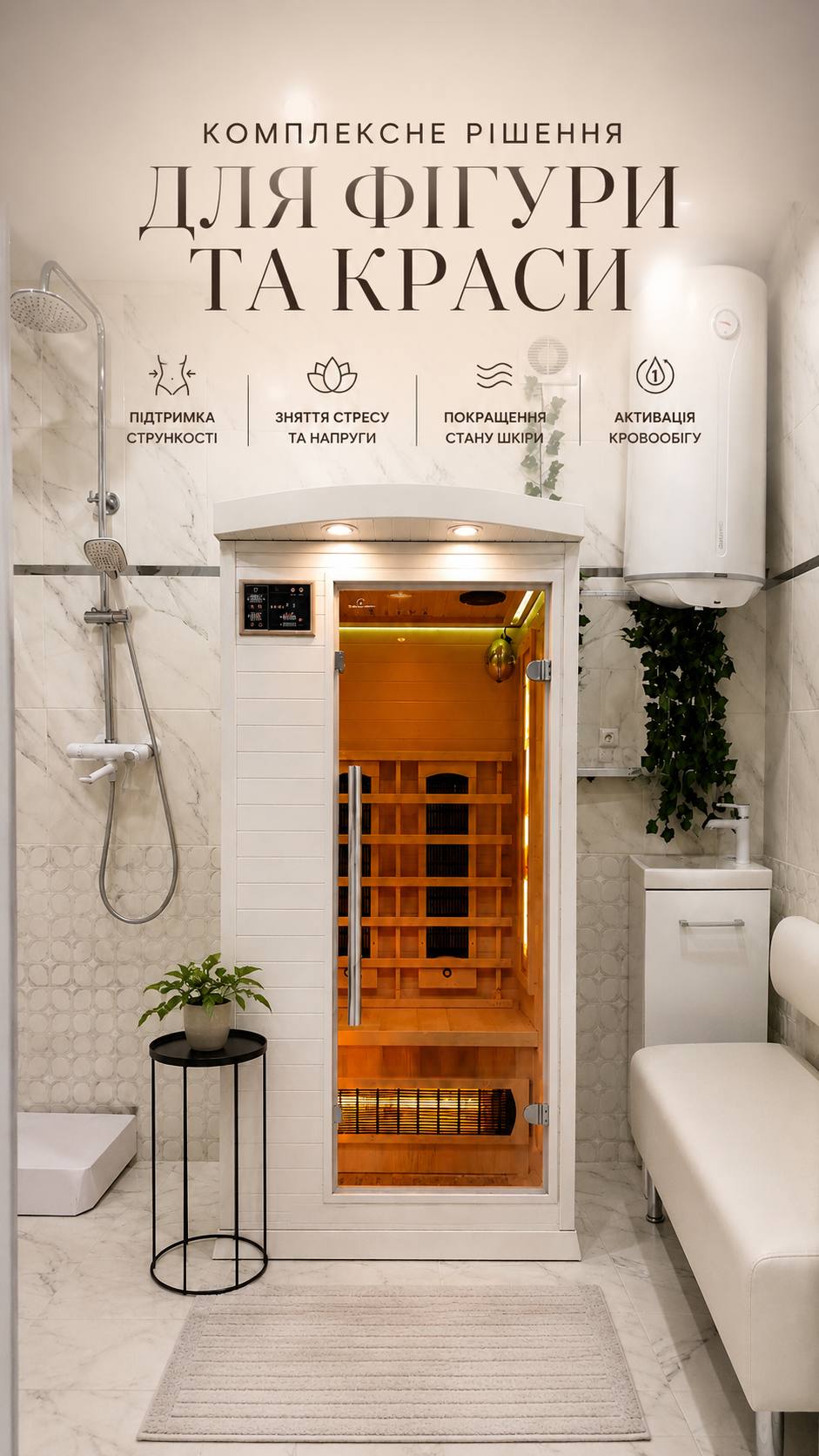 SPA-кабіна 3 в 1 у GeraMedic, ЖК Компаньйон